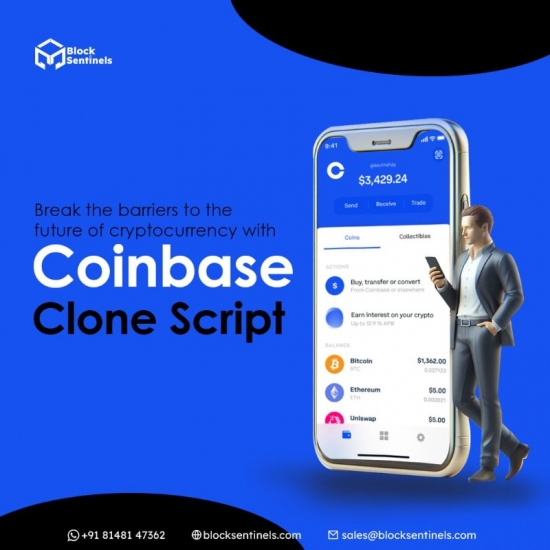 Coinbase clone script development company        